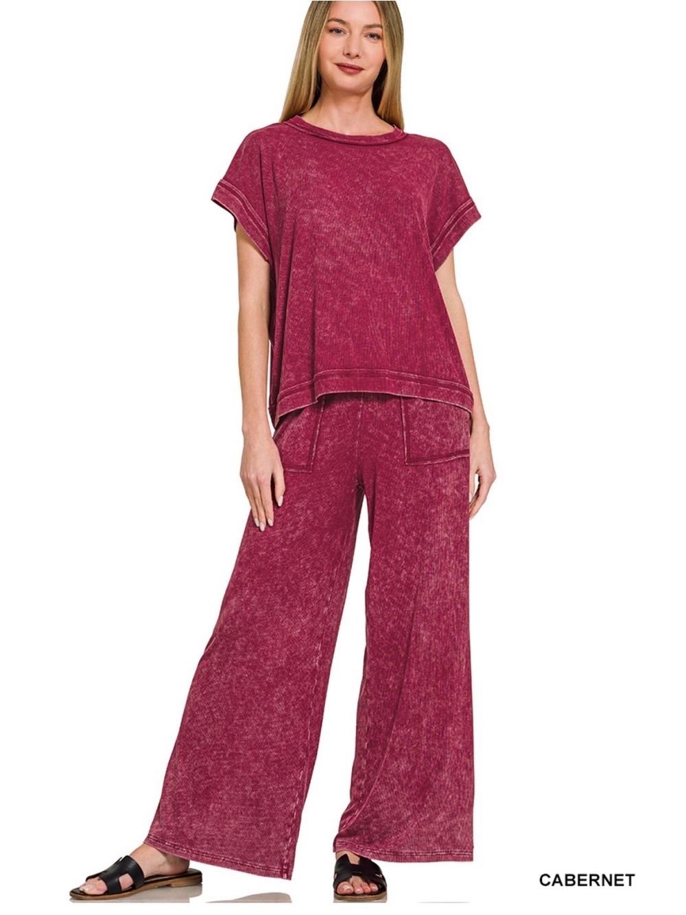 Cabernet Wide-Leg Lounge Set - Women